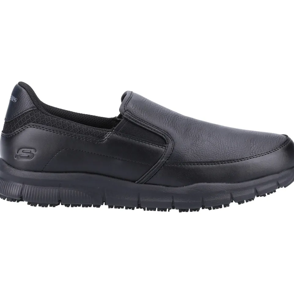 Men's Wide Fit Skechers Sk77236EC Nampa Annod Occupational Trainers