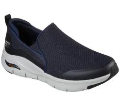 Mens Wide Fit Skechers SK232043 Arch Fit Banlin Walking Trainers