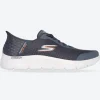 Men's Wide Fit Skechers Slip-ins 216324WW Go Walk Flex Trainers