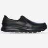 Men's Wide Fit Skechers Work 77071 Bronwood Walking Shoes
