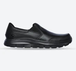 Men's Wide Fit Skechers Work 77071 Bronwood Walking Shoes
