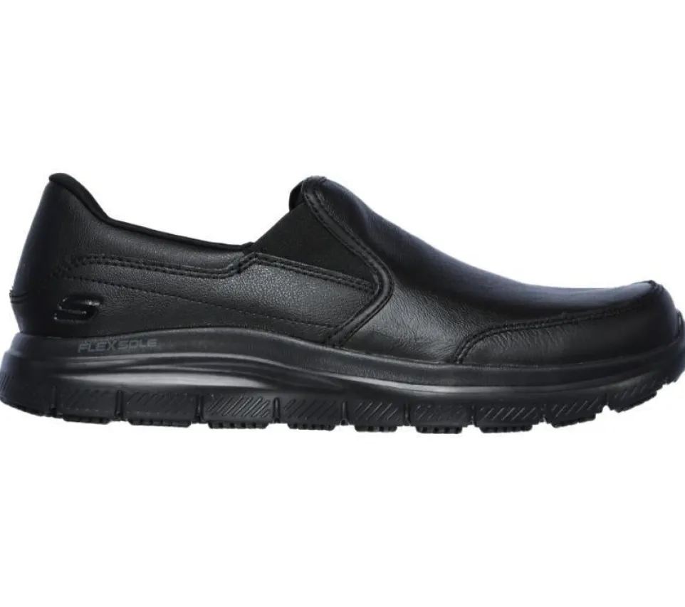 Men's Wide Fit Skechers Work 77071 Bronwood Walking Shoes