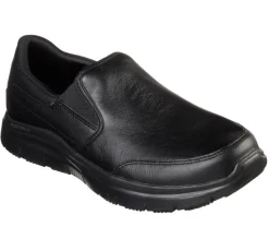Men's Wide Fit Skechers Work 77071 Bronwood Walking Shoes
