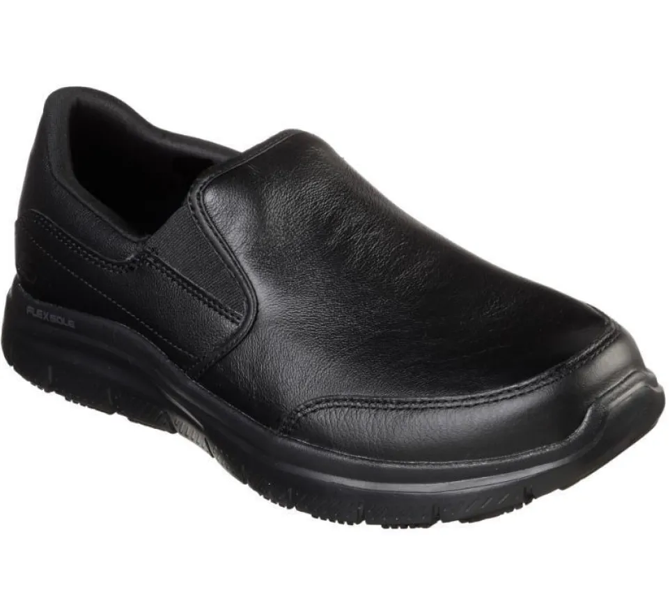 Men's Wide Fit Skechers Work 77071 Bronwood Walking Shoes