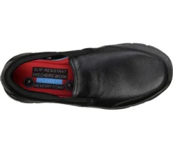 Men's Wide Fit Skechers Work 77071 Bronwood Walking Shoes