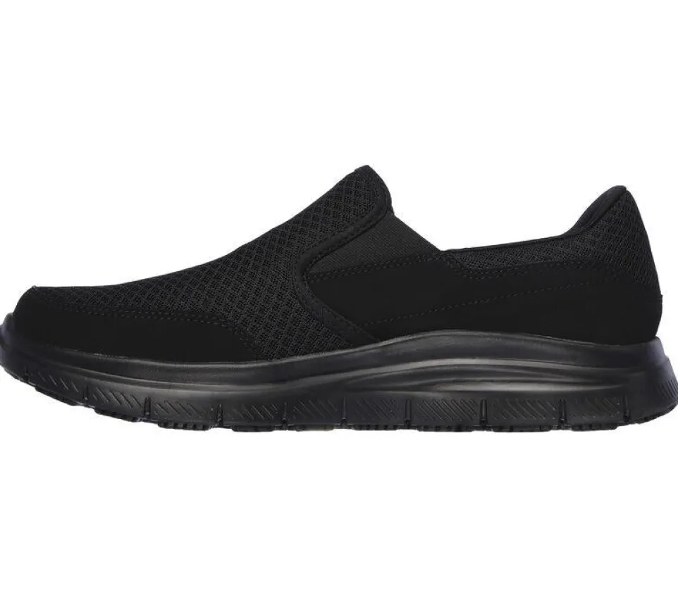 Mens Wide Fit Skechers Work Flex Advantage 77048 McAllen Slip On Walking Trainers