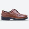 Mens Wide Fit Tredd Well Holmes Lace Shoes - Tan