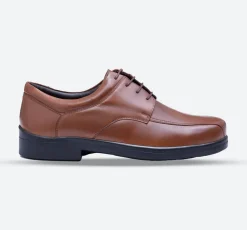 Mens Wide Fit Tredd Well Holmes Lace Shoes - Tan