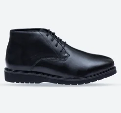 Men's Wide Fit Tredd Well William 22757 Leather Dress Boots - Black