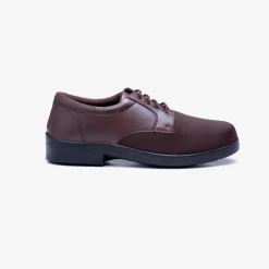 Mens Wide Fit Tredd Well Ryan Lace Up Shoes - Brown