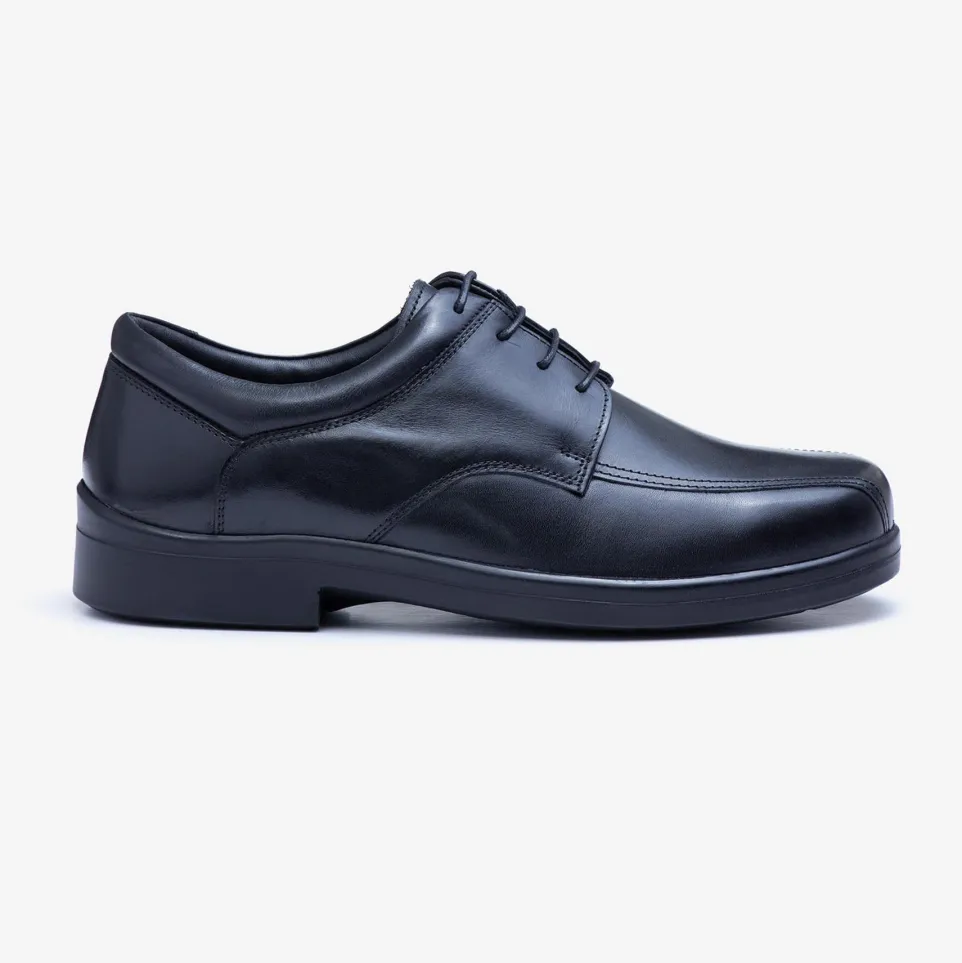 Mens Wide Fit Tredd Well Holmes Lace Shoes - Black