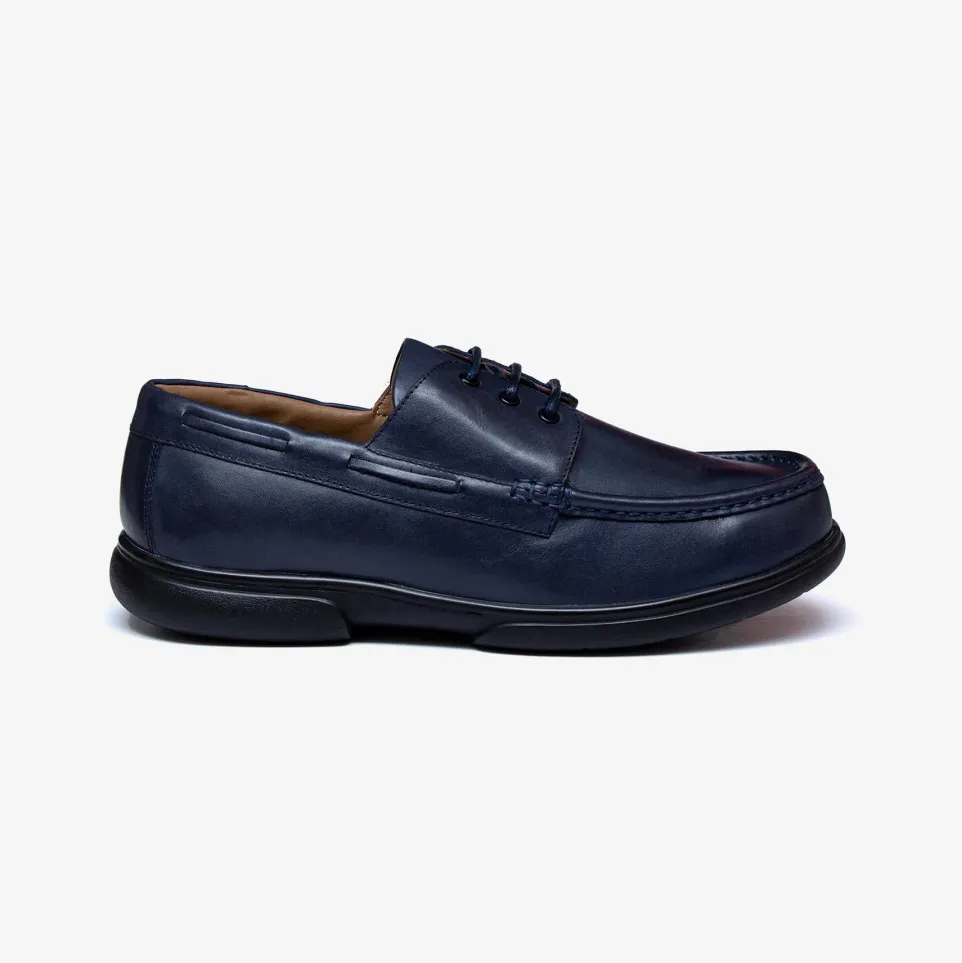 Mens Wide Fit Tredd Well Dean Boat Shoes