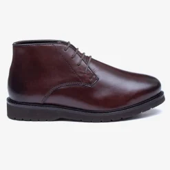 Men's Wide Fit Tredd Well William 22757 Leather Dress Boots - Brown