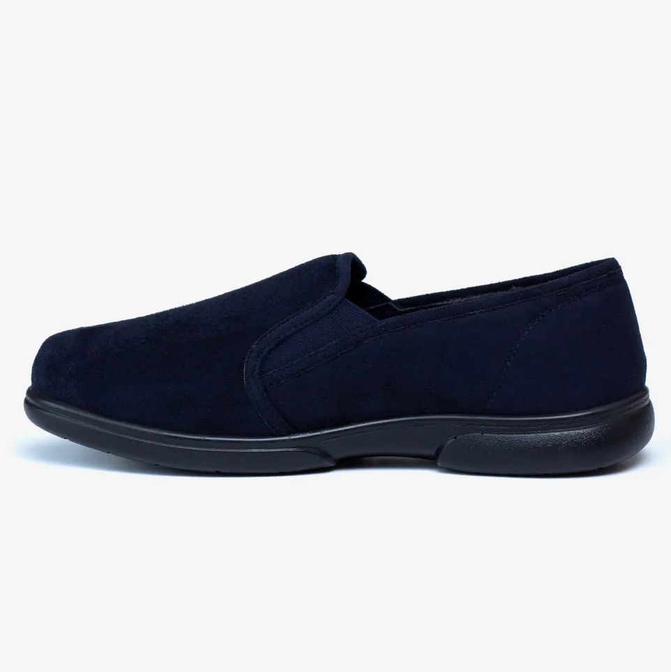 Mens Wide Fit Tredd Well Seth Slip On Slippers