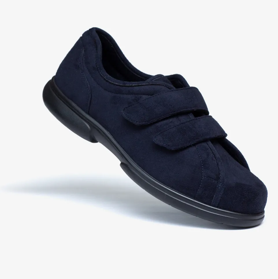 Mens Wide Fit Tredd Well Stanley Velcro Slippers