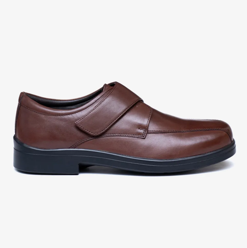 Mens Wide Fit Tredd Well Peter Velcro Shoes