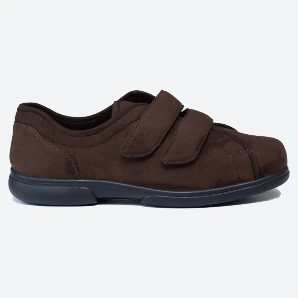 Mens Wide Fit Tredd Well Stanley Velcro Slippers