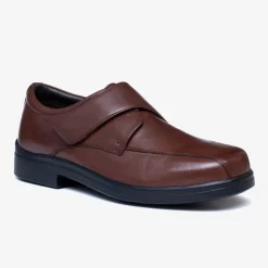 Mens Wide Fit Tredd Well Peter Velcro Shoes