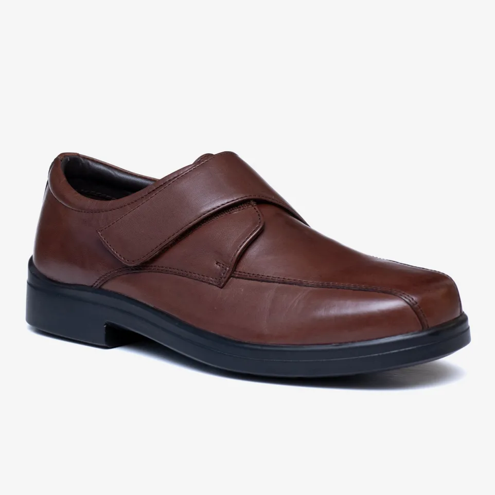 Mens Wide Fit Tredd Well Peter Velcro Shoes