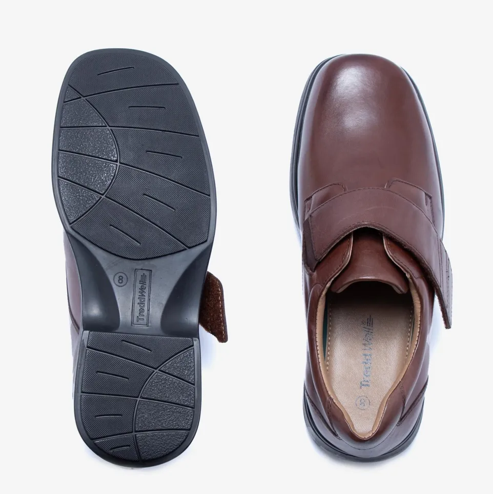 Mens Wide Fit Tredd Well Roger Velcro Shoes
