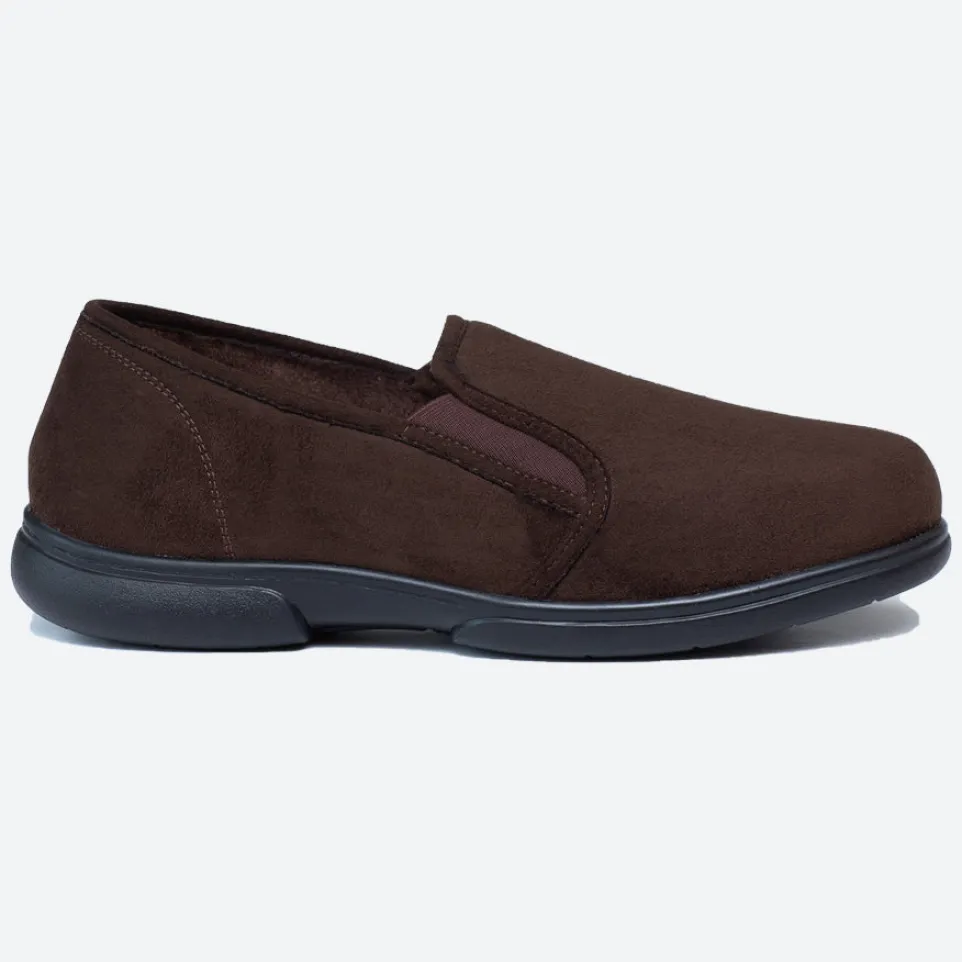 Mens Wide Fit Tredd Well Seth Slip On Slippers