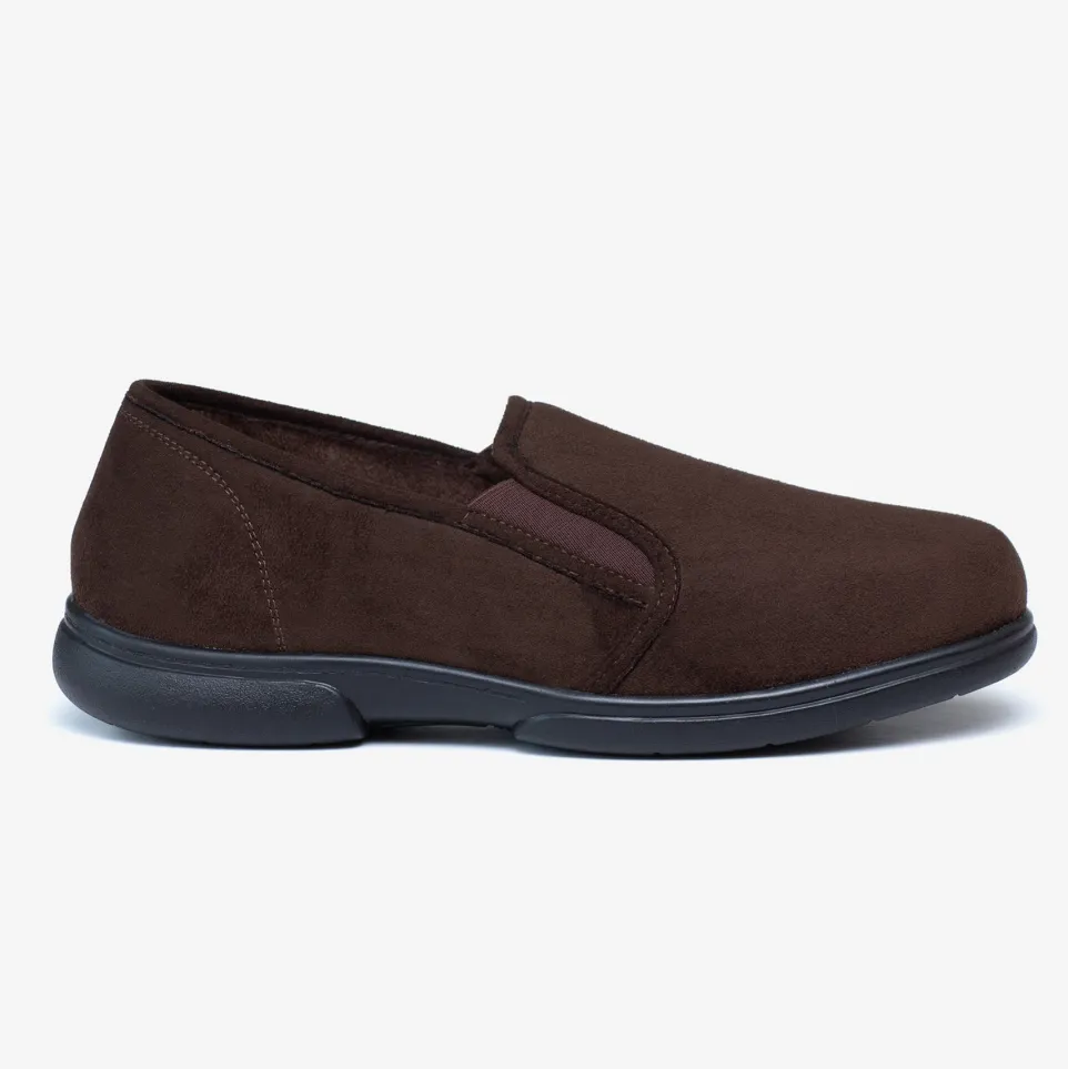 Mens Wide Fit Tredd Well Seth Slip On Slippers