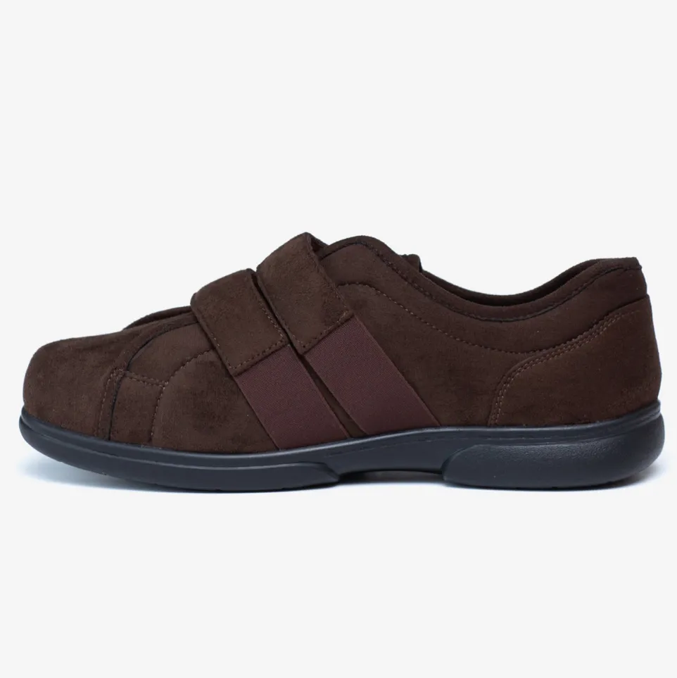 Mens Wide Fit Tredd Well Stanley Velcro Slippers