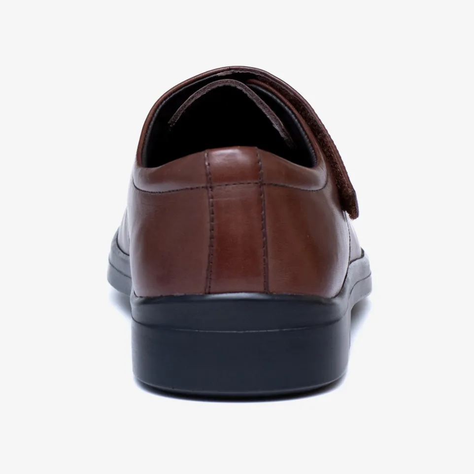 Mens Wide Fit Tredd Well Peter Velcro Shoes