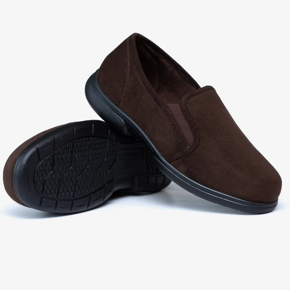 Mens Wide Fit Tredd Well Seth Slip On Slippers