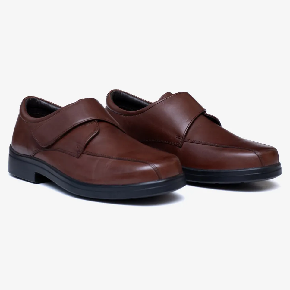 Mens Wide Fit Tredd Well Peter Velcro Shoes