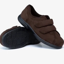 Mens Wide Fit Tredd Well Stanley Velcro Slippers