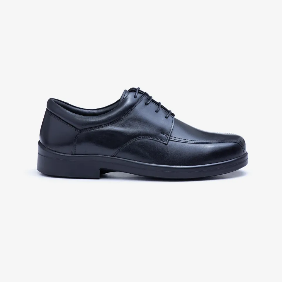 Mens Wide Fit Tredd Well Holmes Lace Shoes - Black