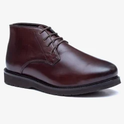 Men's Wide Fit Tredd Well William 22757 Leather Dress Boots - Brown