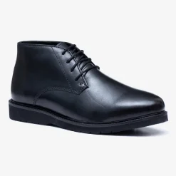Men's Wide Fit Tredd Well William 22757 Leather Dress Boots - Black