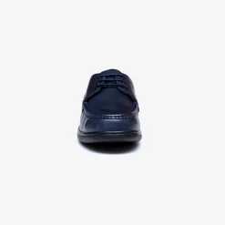 Mens Wide Fit Tredd Well Dean Shoes Navy Boat Shoes