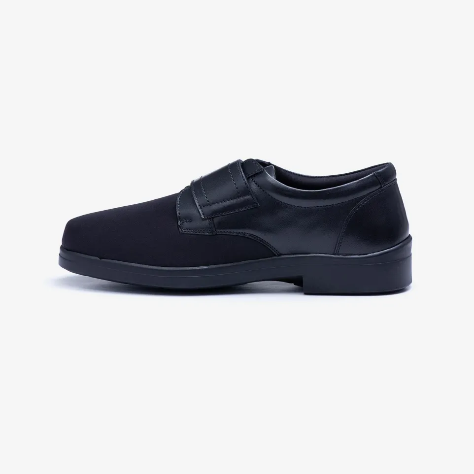 Mens Wide Fit Tredd Well Benjamin Velcro Soft Stretch Shoes