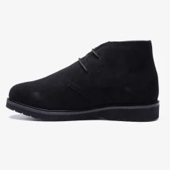 Men's Wide Fit Tredd Well William 22759 Suede Dress Boots - Black