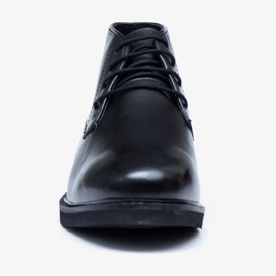 Men's Wide Fit Tredd Well William 22757 Leather Dress Boots - Black
