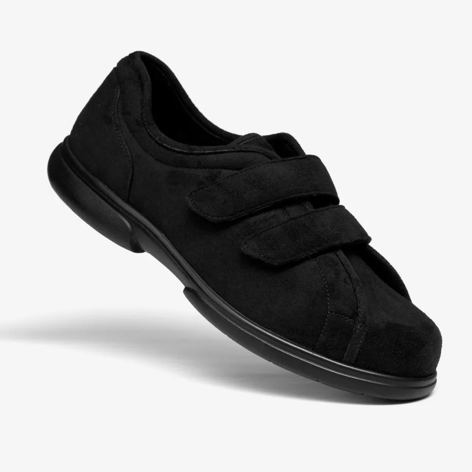 Mens Wide Fit Tredd Well Stanley Velcro Slippers