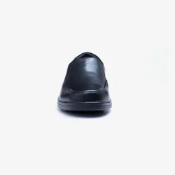 Mens Wide Fit Tredd Well Camelot Slip On Shoes - Black