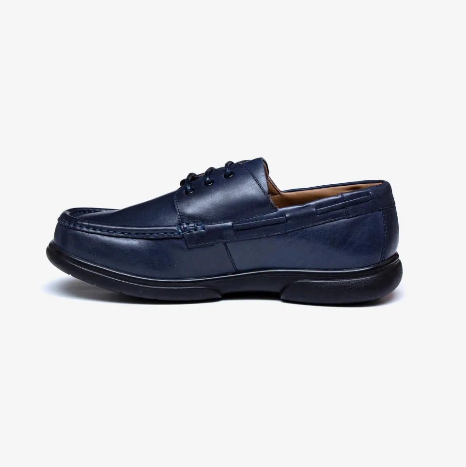Mens Wide Fit Tredd Well Dean Boat Shoes