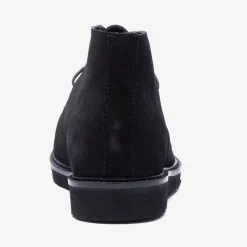 Men's Wide Fit Tredd Well William 22759 Suede Dress Boots - Black