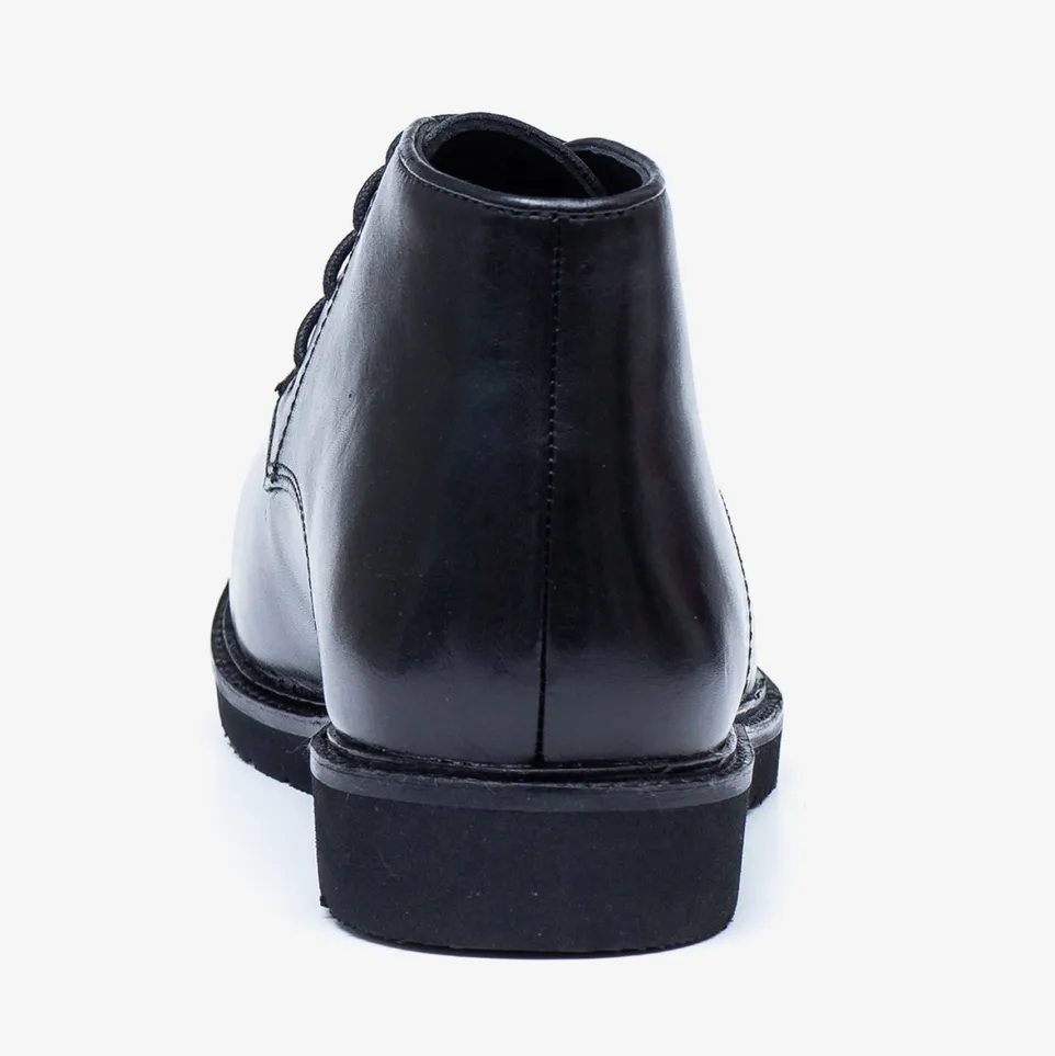 Men's Wide Fit Tredd Well William 22757 Leather Dress Boots - Black