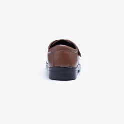 Mens Wide Fit Tredd Well York Velcro Shoes - Tan