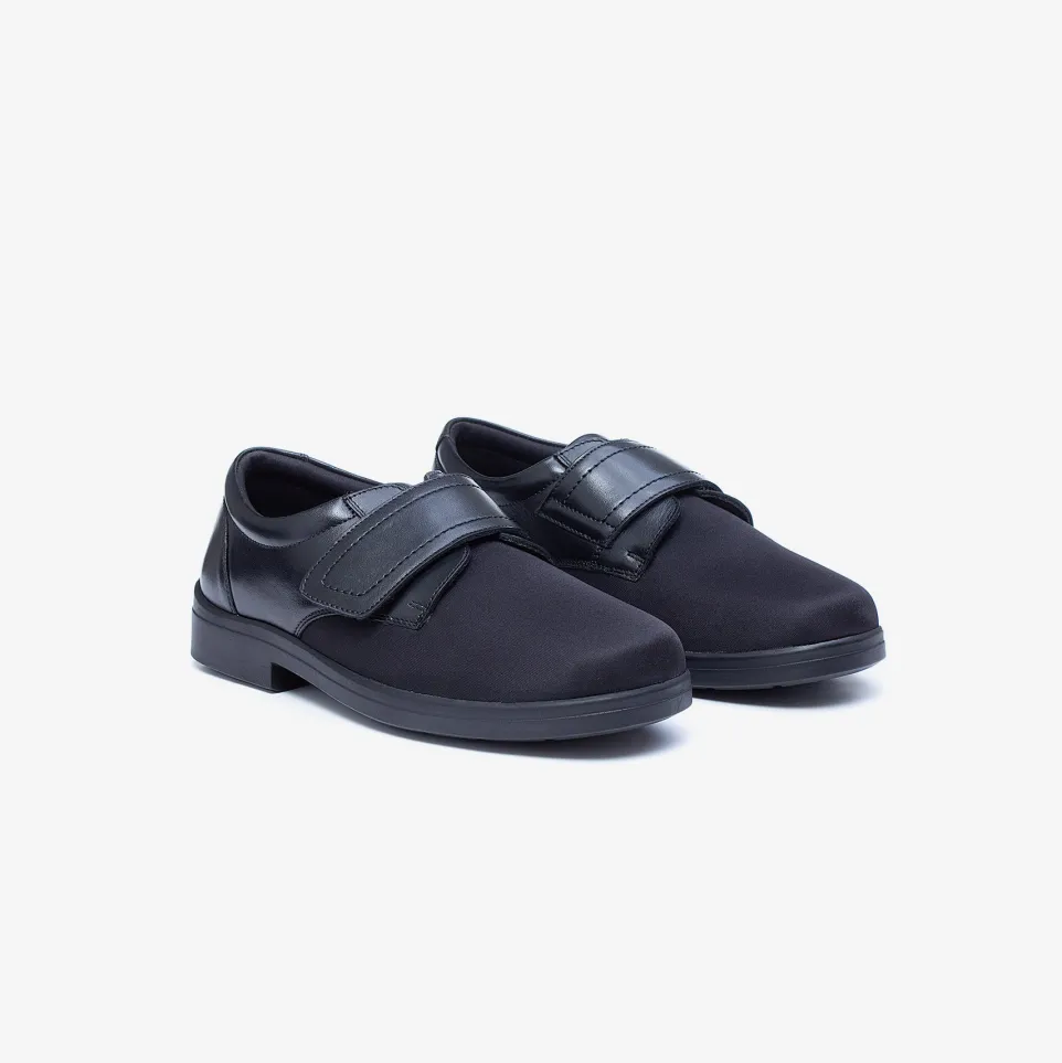 Mens Wide Fit Tredd Well Benjamin Velcro Soft Stretch Shoes