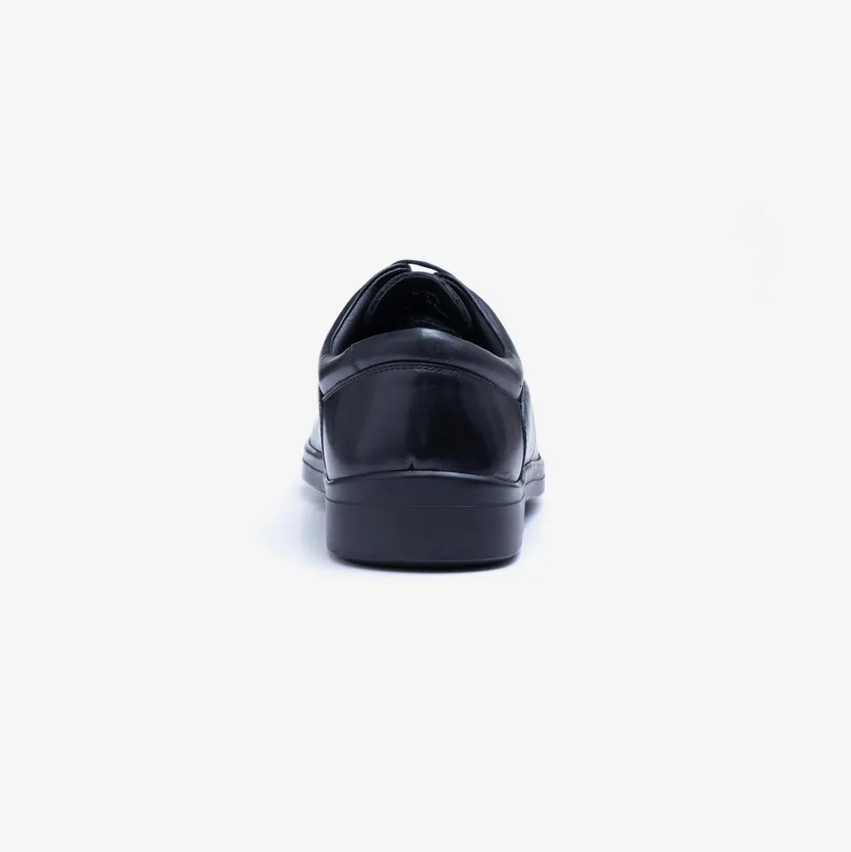 Mens Wide Fit Tredd Well Holmes Lace Shoes - Black