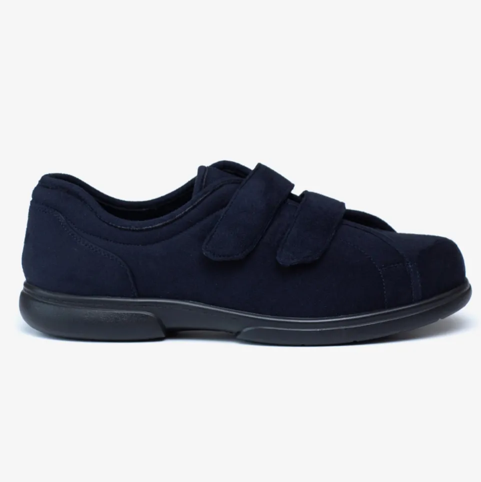 Mens Wide Fit Tredd Well Stanley Velcro Slippers