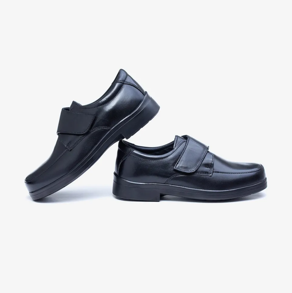 Mens Wide Fit Tredd Well York Shoes - Black