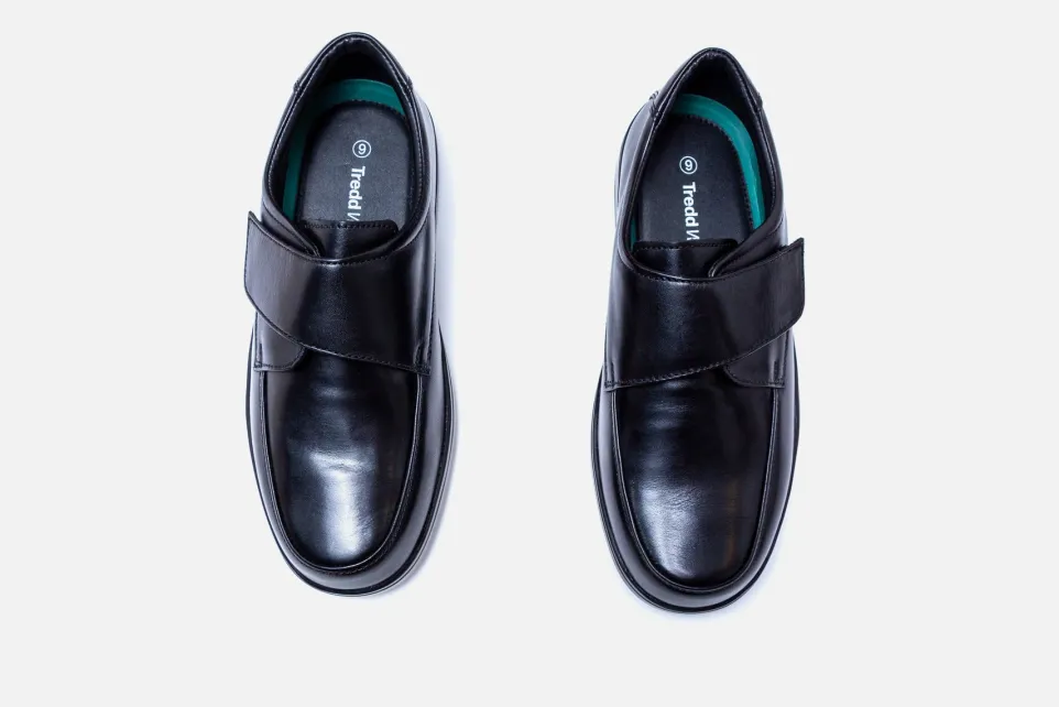 Mens Wide Fit Tredd Well David Velcro Shoes