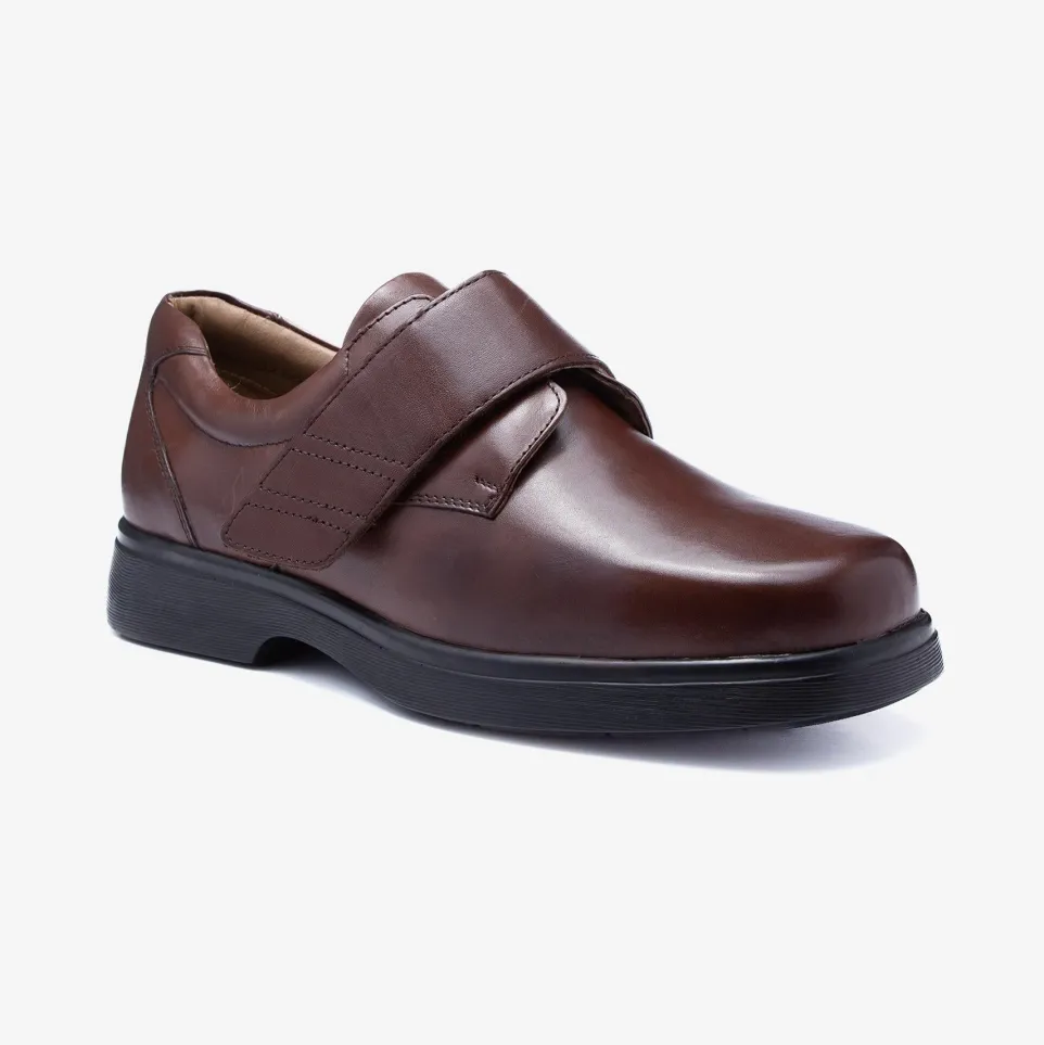 Mens Wide Fit Tredd Well Roger Velcro Shoes